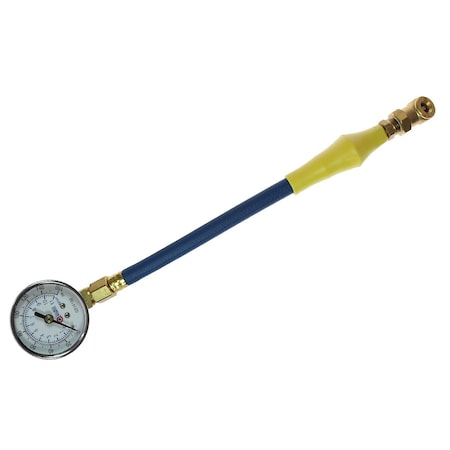 Coilhose Pneumatics Dial Pressure Gauge w/Ball Foot Chuck 0-160 PSI Display TG160-DPB